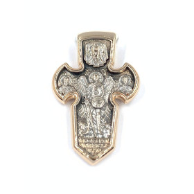 Хрест із червоного та білого золота